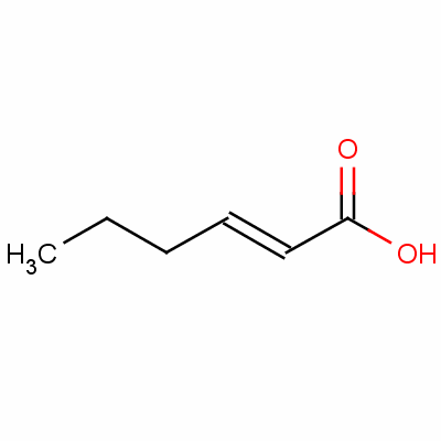 反-2-己烯酸結構式