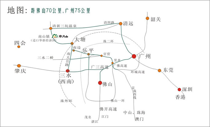 景區外部交通圖