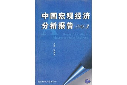 中國巨觀經濟分析報告NO.3