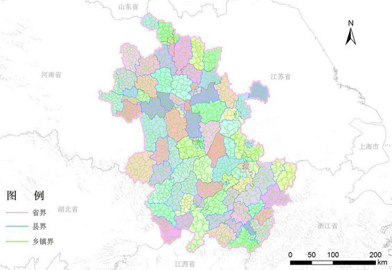 2013年安徽省行政區劃