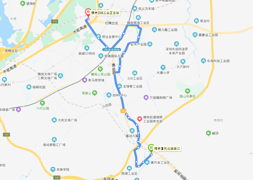 深圳公交B989路