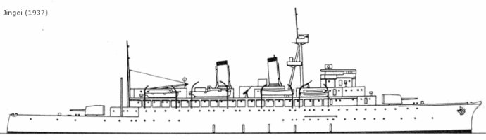 迅鯨號1937年線圖