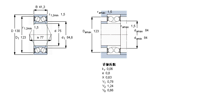 SKF 5215A-2RS1軸承