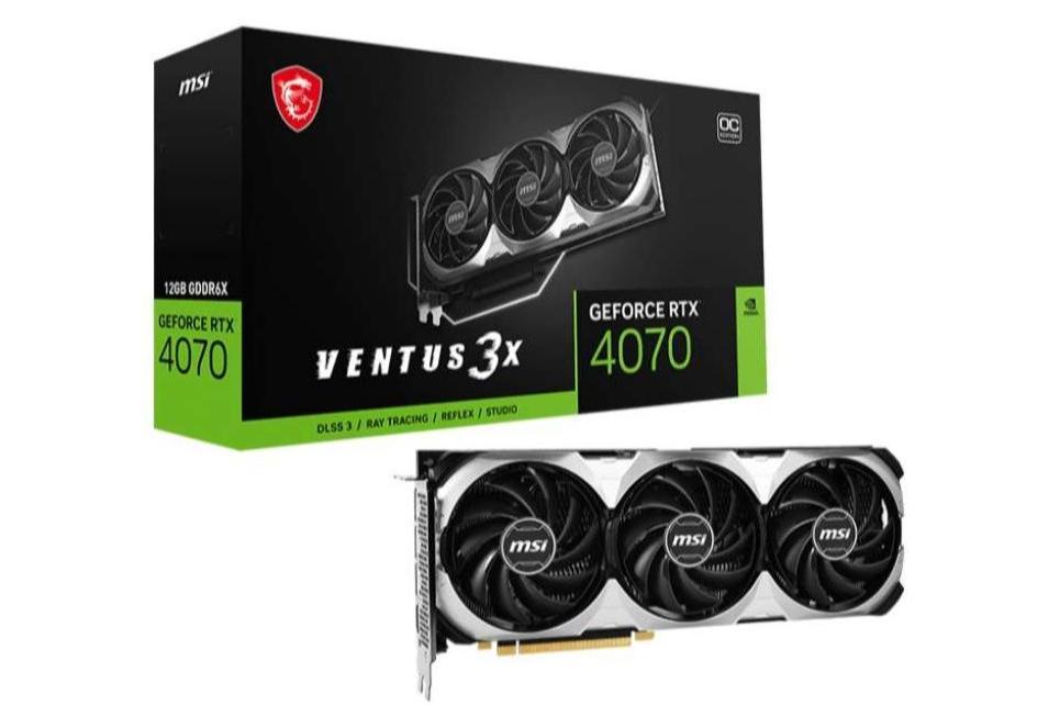 微星GeForce RTX 4070 VENTUS 3X 12G