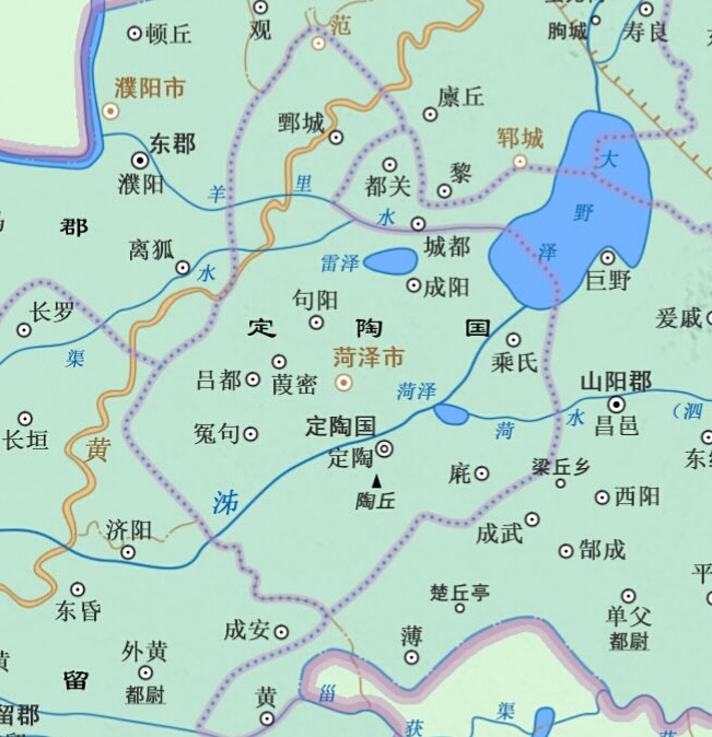 梁丘在山東成武縣東北