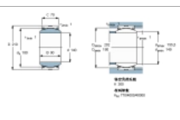 SKF GE140TXG3A-2LS軸承