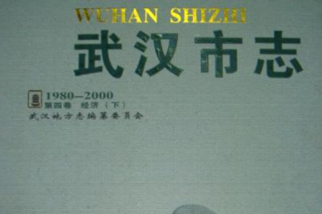 《武漢市志第四卷經濟下》(1980-2000)