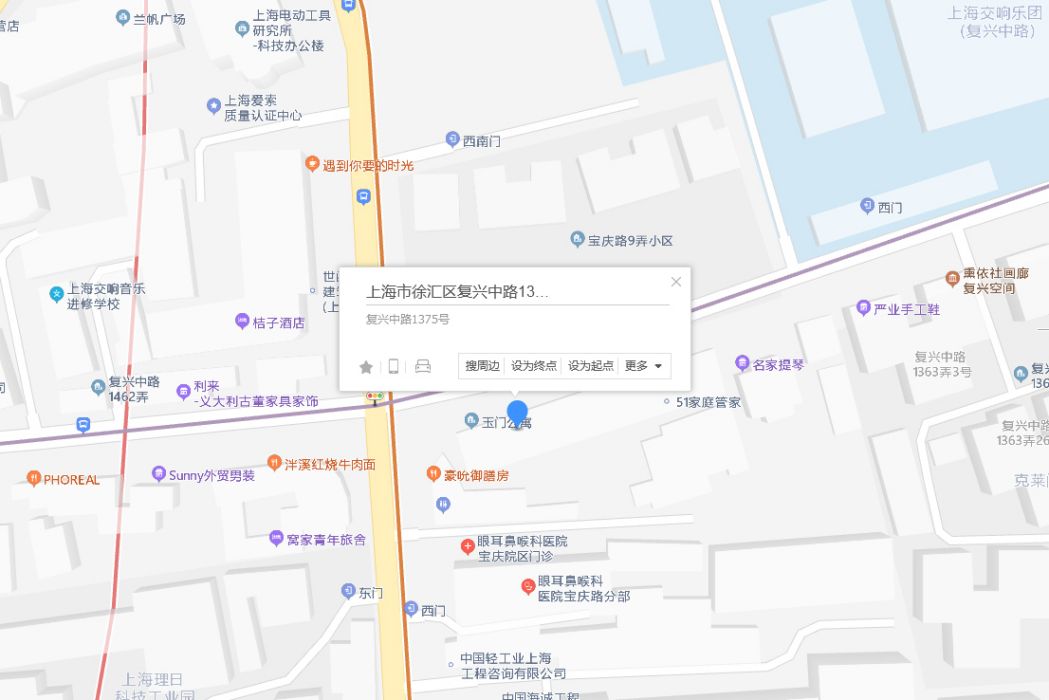 復興中路1375號