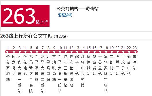 瀘州公交263路