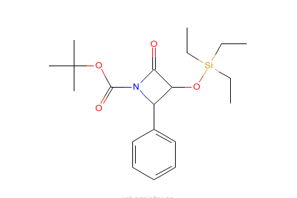 (3R,4S)-3-（三乙基矽氧基）-4-苯基-2-氧-氮雜環丁-1-甲酸叔丁酯