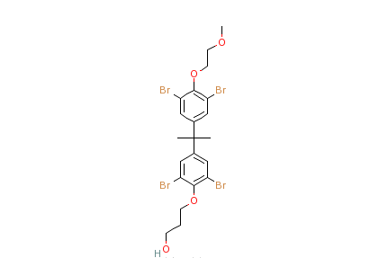 2,2\x27-[（1-甲基亞乙基）雙[（2,6-二溴-4,1-亞苯基）氧亞甲基]]聯（二）環氧乙烷的均聚物