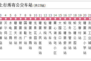 塘廈公交5路