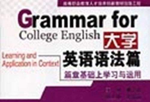 大學英語語法篇 : 篇章基礎上學習與運用