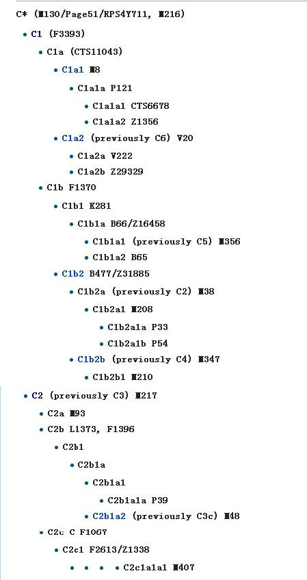 單倍群C(Y染色體DNA單倍群C)