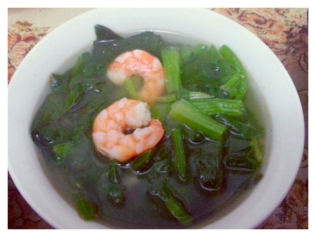 鮮蝦蔬菜湯