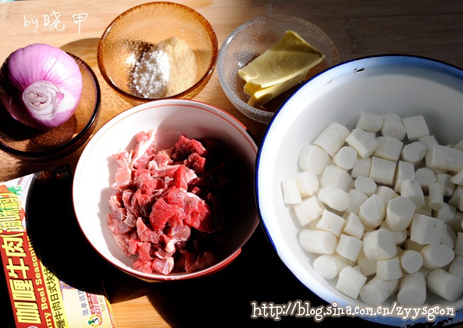 鐵棍山藥咖喱牛肉飯