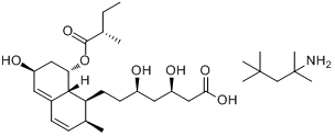普伐他汀-1,1,3,3-四甲基丁基胺