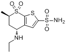 4-（乙基氨基）-5,6-二氫-6-甲基-4H-噻吩並[2,3-b]噻喃-2-磺醯胺7,7-二氧化物