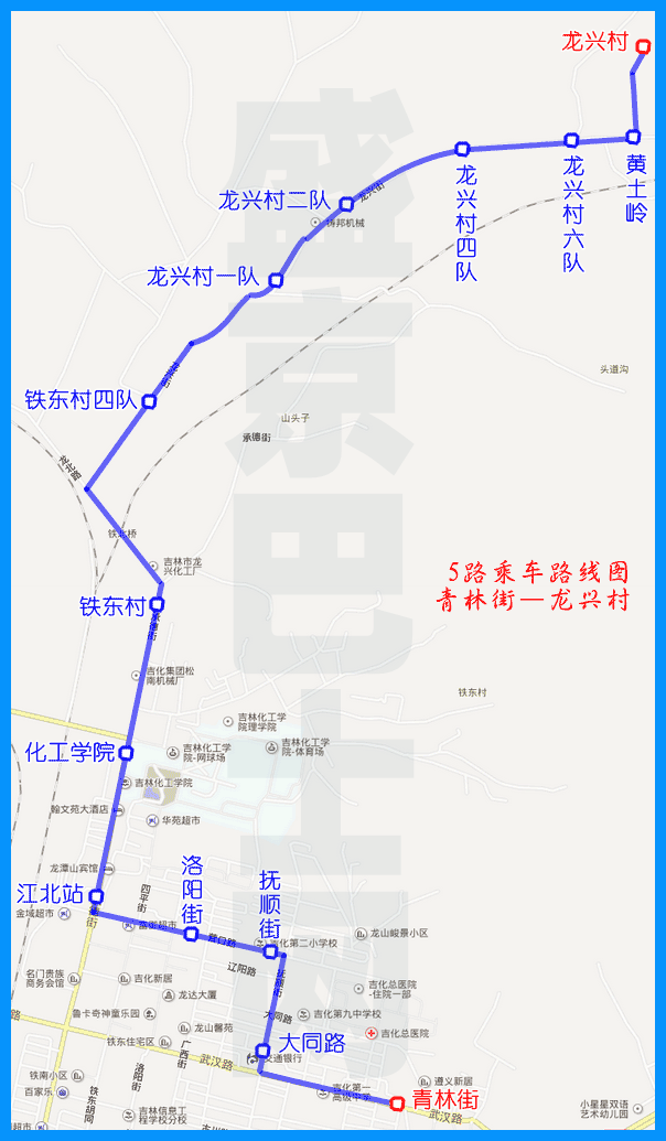 5路線路走向圖