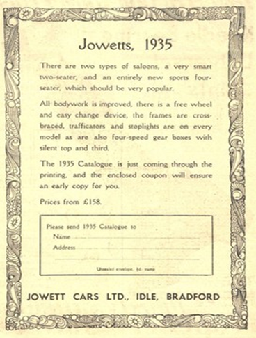 爵衛Jowett Motors