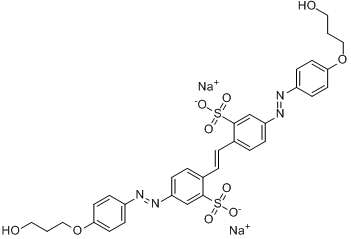 2,2\x27-（1,2-亞乙基）雙[5-[[4-（3-羥基丙氧基）苯基]偶氮-苯磺酸二鈉鹽