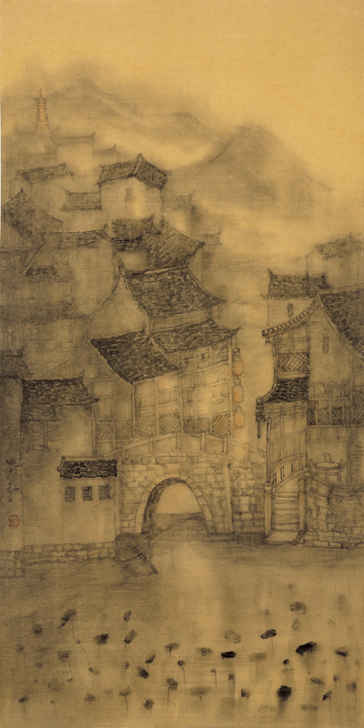 禪城系列之十三 136cm×68cm 2011年