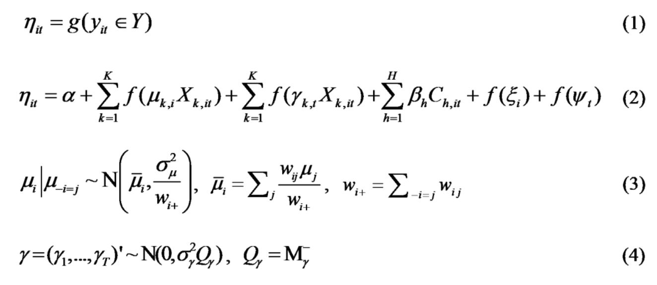 Bayesian STVC model