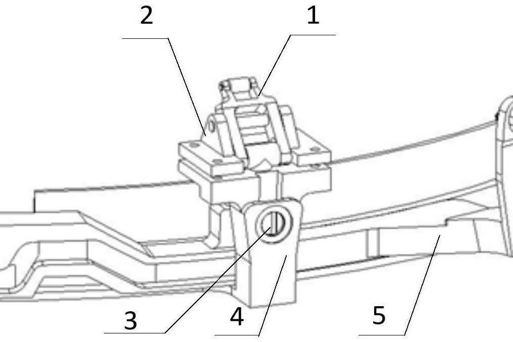 一種適用於衛星對接環對接的壓緊式鎖定裝置