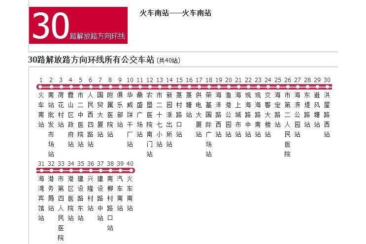 湛江公交30路