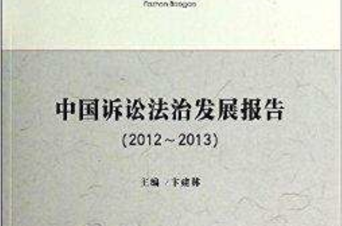 中國訴訟法治發展報告