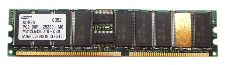 三星金條SEC266X72RC25（512M/DDR266/伺服器）