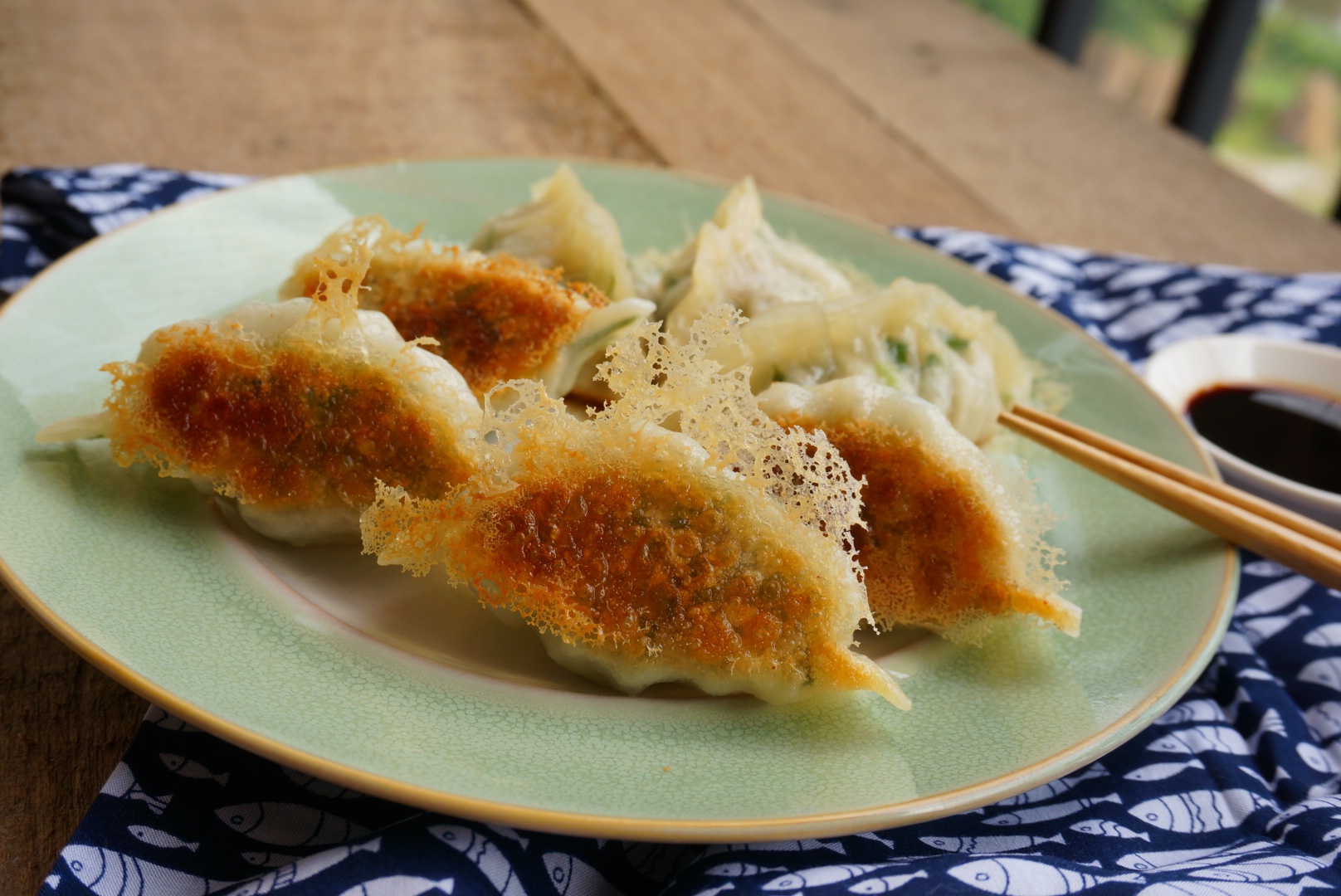 韭菜冰花餃子