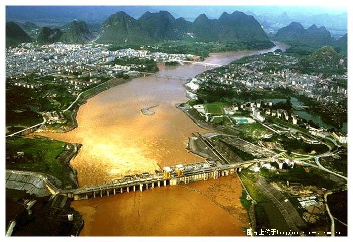 大化紅水河風光