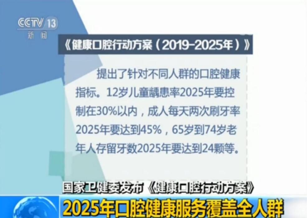 健康口腔行動方案（2019-2025年）