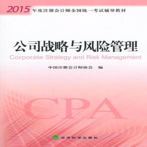 公司戰略與風險管理(2015年經濟科學出版社出版的圖書)