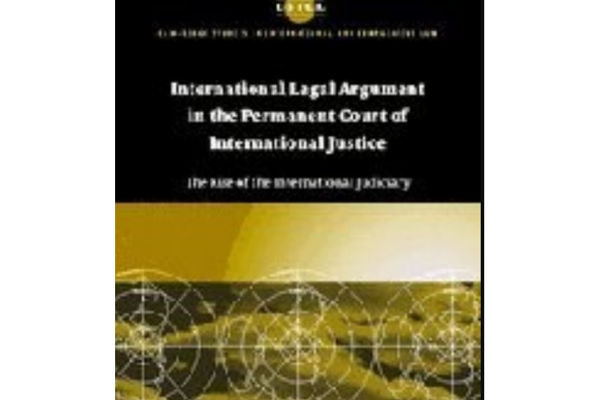 International Legal Argument in the Permanent Court of International Justice