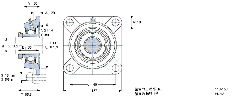 SKF FYJ65KF軸承