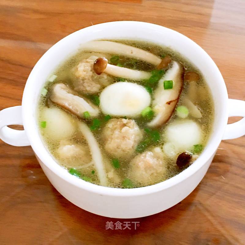 鵪鶉蛋肉圓湯