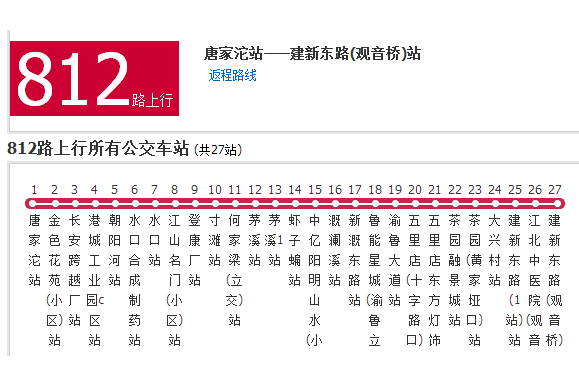 重慶公交812路