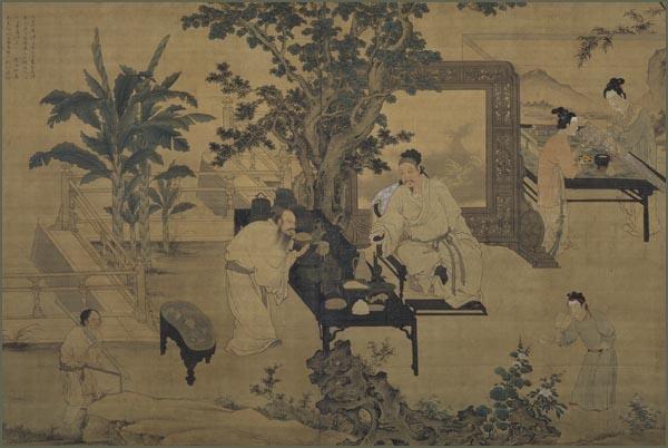 宋杜菫玩古圖