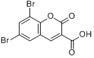 6,8-二溴甲氧基香豆素-3-甲酸