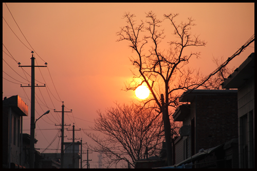 南累頭夕陽景色