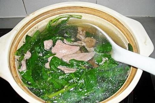 早蓮草瘦肉湯