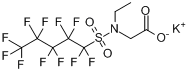 N-乙基-N-[（十一氟戊基）磺醯基]甘氨酸鉀鹽