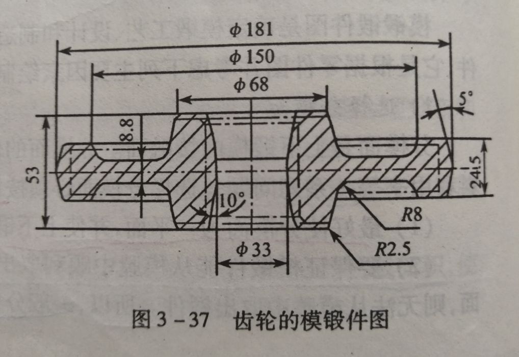 模鍛鍛件圖