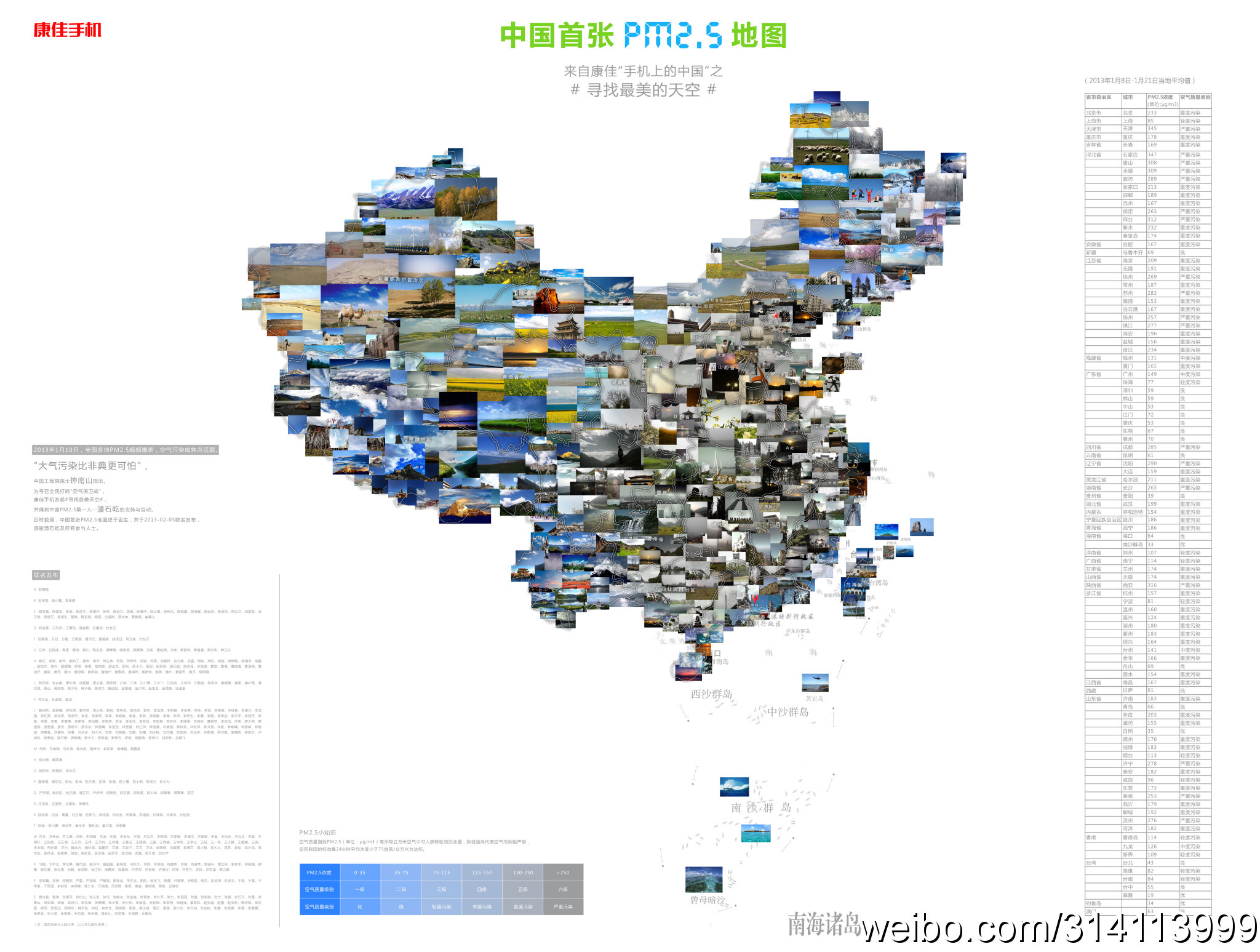 中國首張PM2.5地圖