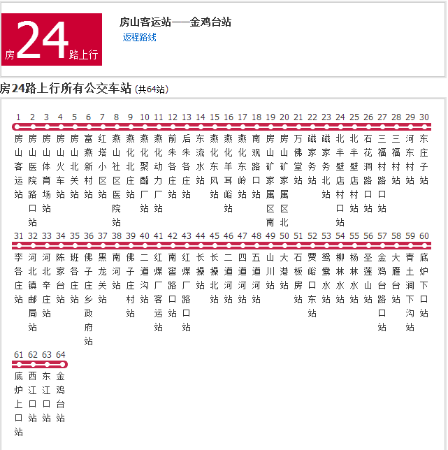 北京公交房24路