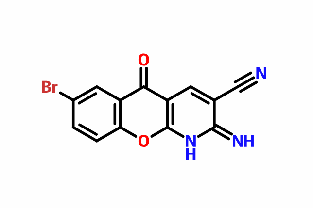 2-氨基-7-溴-5-氧代-5H-[1]苯並吡喃並[2,3-b]吡啶-3-甲腈