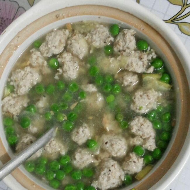 丸子豌豆湯