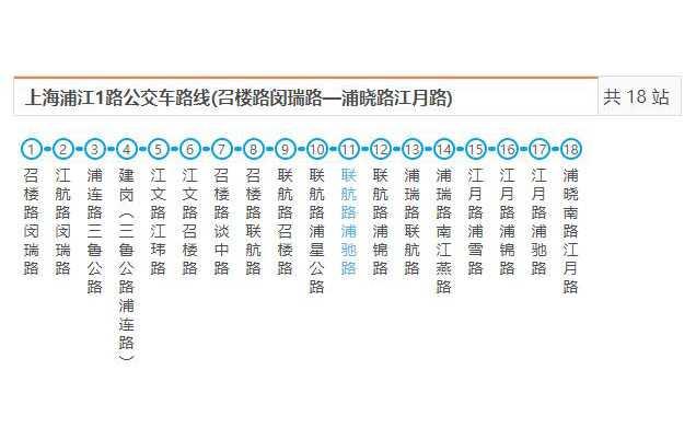 上海公交浦江1路